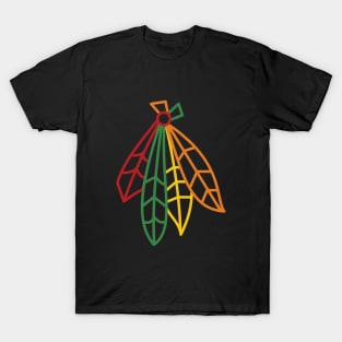 Blackhawks Feathers T-Shirt